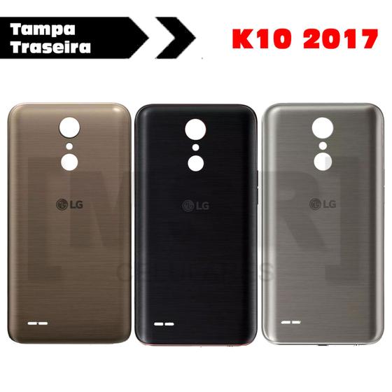 Imagem de Tampa traseira celular LG modelo K10 2017