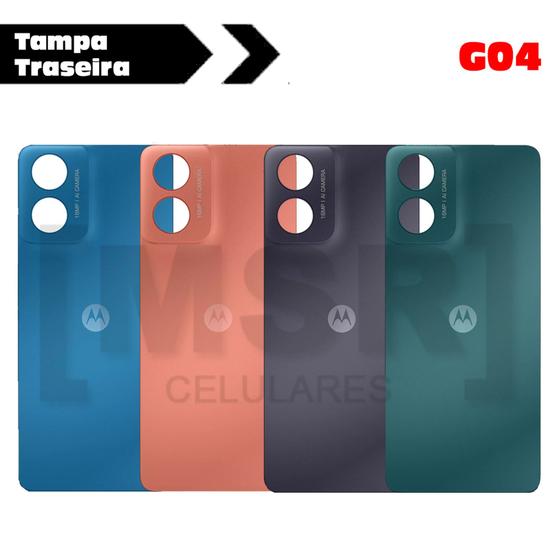 Imagem de Tampa traseira celular MOTOROLA modelo G04