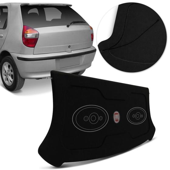 Tampão Porta Malas Palio G2 2001 a 2006 Preto Furos Alto Falante 6x9 Bagagito + Cordinha Menor preço em Tampão Porta Malas Palio G2 2001 a 2006 Preto Furos Alto Falante 6x9 Bagagito + Cordinha