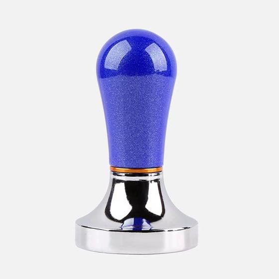 Imagem de Tamper Compactador De Café Expresso Alumínio 57 Mm Azul