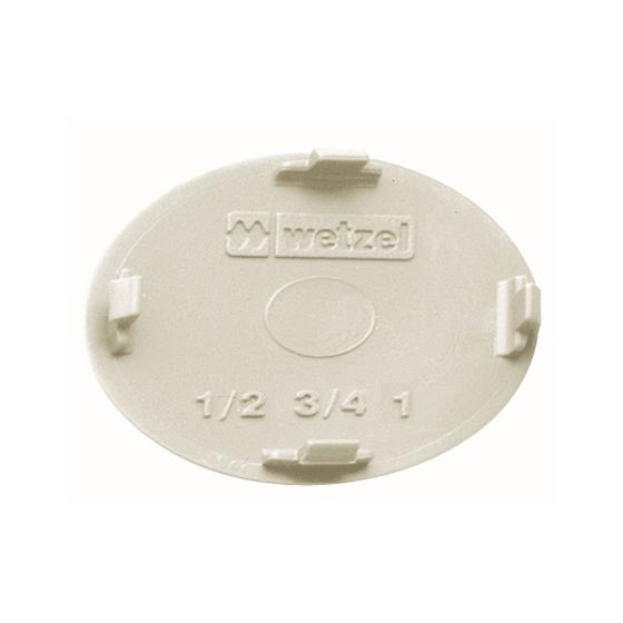 Imagem de Tampo Condulete 1/2" 3/4" PVC Wetzel Branco TPIB-10/15