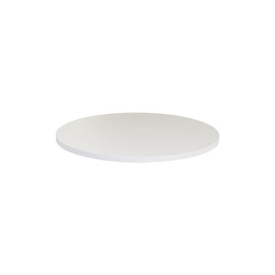 Imagem de Tampo de Mesa Redondo Madeira MDP Branco 70cm Espessura 25mm