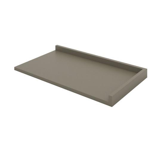 Imagem de Tampo para Balcão Canto Reto 100% MDF Aurora Espresso Móveis