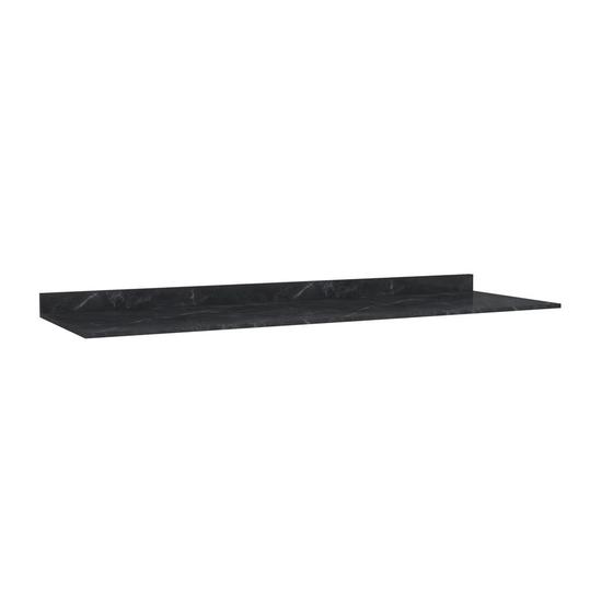 Tampo Para Balcão de Cozinha 160cm Cor Mármore Preto - Peternella Móveis Menor preço em Tampo Para Balcão de Cozinha 160cm Cor Mármore Preto - Peternella Móveis