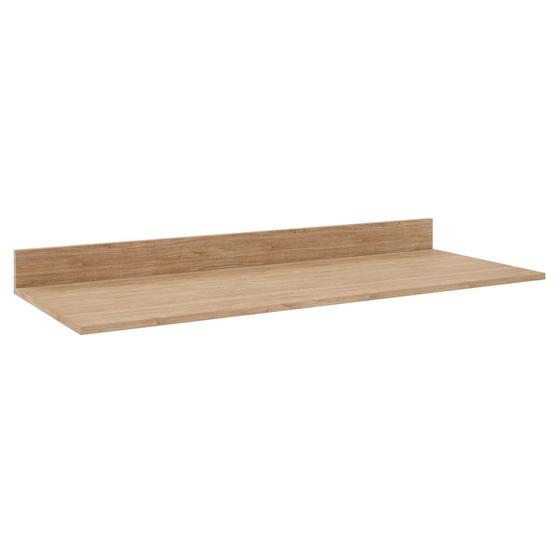 Imagem de Tampo para Balcão de Cozinha 160cm MDP Castanho - Lumil