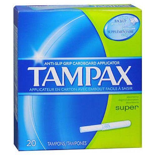 Imagem de Tampões Tampax Super Absorventes com Aplicador - Pacote com 20 Unidades