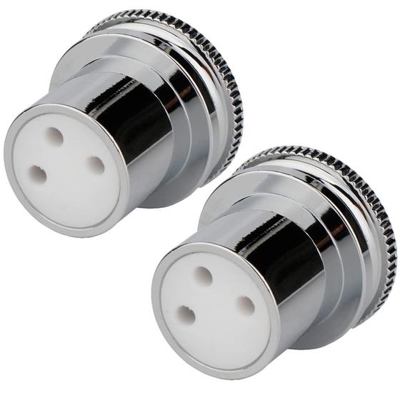 Imagem de Tampões XLR Female Plugs, 2 unidades para áudio, alto-falantes, etc.