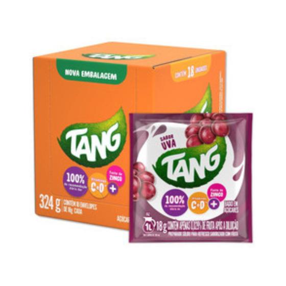 Imagem de Tang Refresco Pó Tang Uva Intensa Display 18 Envelopes 18g
