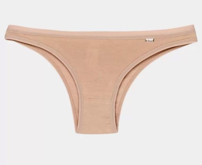 Imagem de Tanga Loba em Cotton sem Costura Lupo Cor: Natural Tam: GG