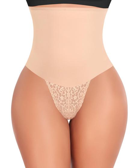 Imagem de Tanga Shapewear Werena Tummy Control para mulheres, bege, 3G