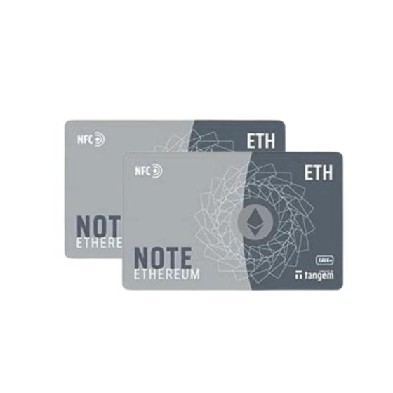 Imagem de Tangem Note ETH Pack 2 Cards Ethereum Carteira Cripto