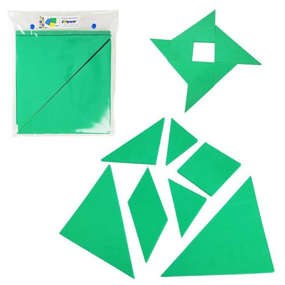 Imagem de Tangram Quadrado Eva 34Cm X 34Cm Material Pedagógico Escolar