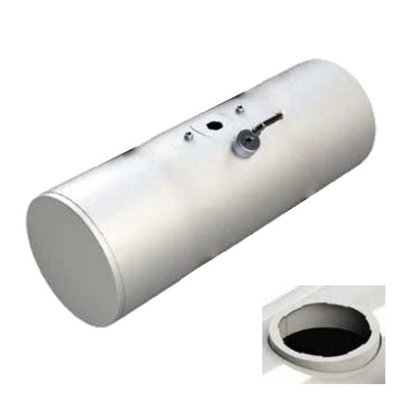 Imagem de Tanque Combustivel 155 Litros Inox 450mm X 1080mm Lateral