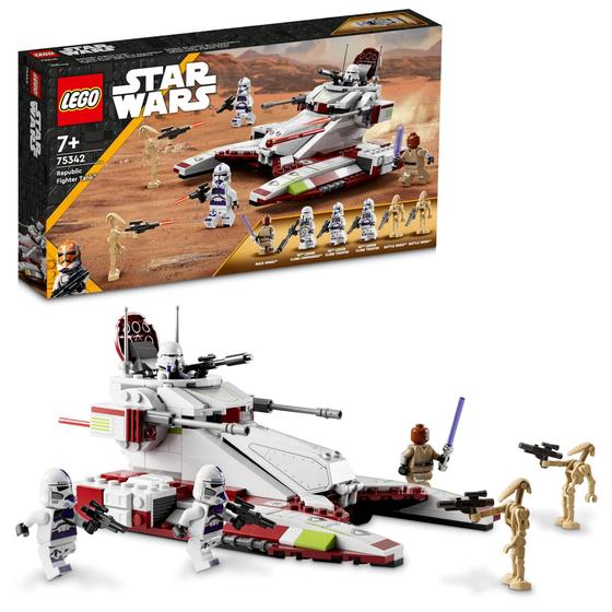 Imagem de Tanque de combate LEGO Star Wars Republic de brinquedo 75342