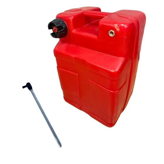 Imagem de Tanque De Combustível 30 Litros Vermelho Vertical Pescador