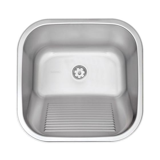 Tanque de Encaixe Tramontina 23 Litros Hera 40x40 cm em Aço Inox Acetinado Menor preço em Tanque de Encaixe Tramontina 23 Litros Hera 40x40 cm em Aço Inox Acetinado