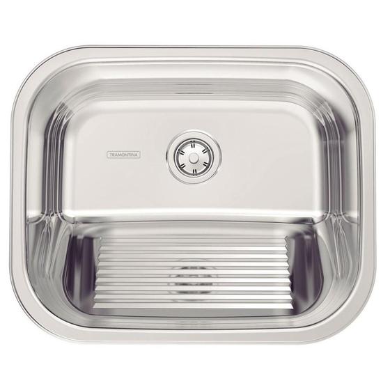 Imagem de Tanque de Encaixe Tramontina Hera 30 L Inox Polido 50x40x23cm