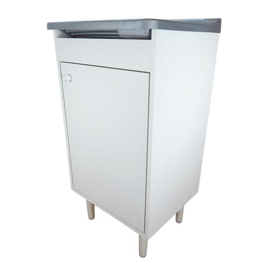 Tanque de lavar Roupa Pequeno 22L com Gabinete MDF Montado é ruim? Tanque de lavar Roupa Pequeno 22L com Gabinete MDF Montado é boa?