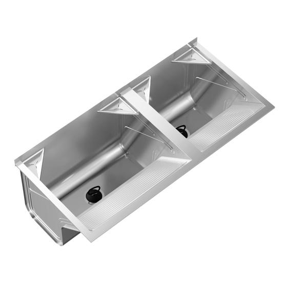 Tanque Duplo Super em Aço Inox 104x50,6cm 114 Litros GhelPlus Menor preço em Tanque Duplo Super em Aço Inox 104x50,6cm 114 Litros GhelPlus