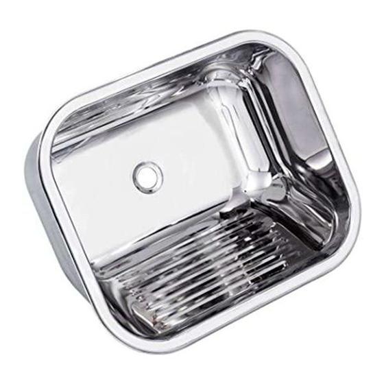 Imagem de Tanque Inox 50x40x22cm 27l Aço 304