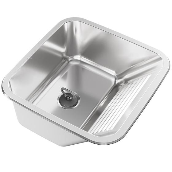 Imagem de Tanque Inox de Embutir 25L Ghelplus 450x450mm Acetinado