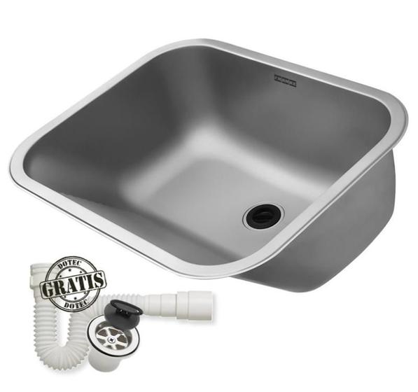 Imagem de Tanque Inox Docol 50x40x23cm Polido 32 Litros Lavanderia