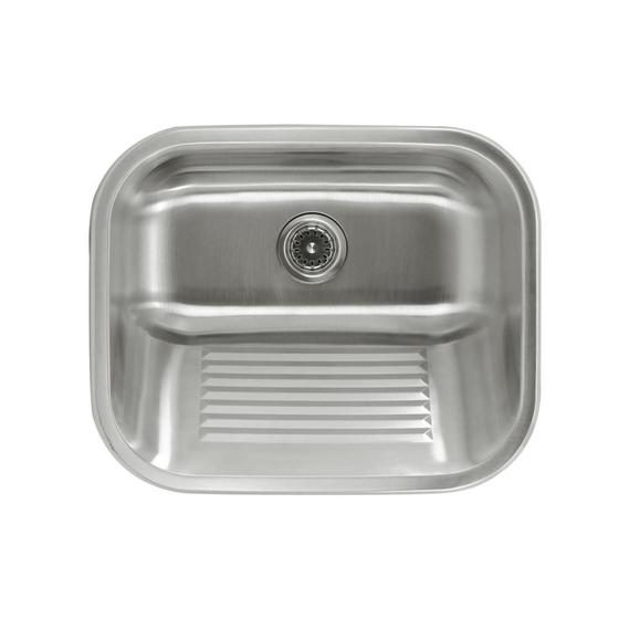 Imagem de Tanque Lavanderia 55x45 cm com Válvula Aço Inox Guimmis.casa