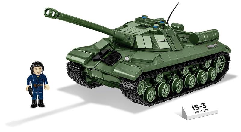 Imagem de Tanque Pesado Soviético IS-3 COBI - Coleção Histórica (1170 Peças)