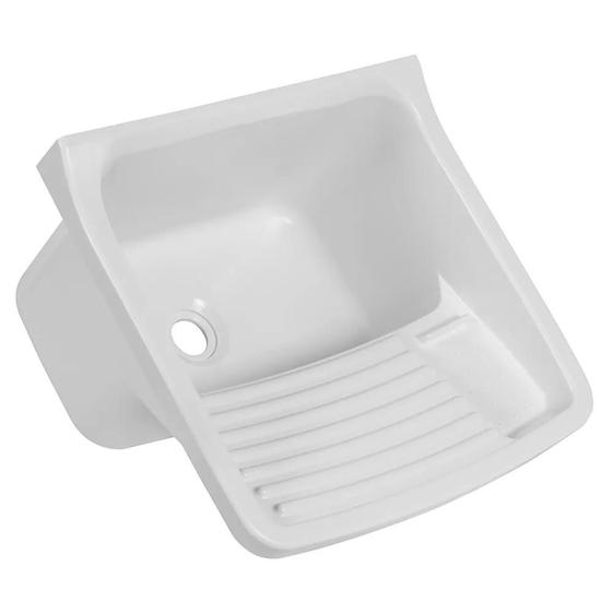 Imagem de Tanque Plástico 22 Litros 47 x 42,8 x 26,7 cm Astra Branco TQ0/SC*BR1