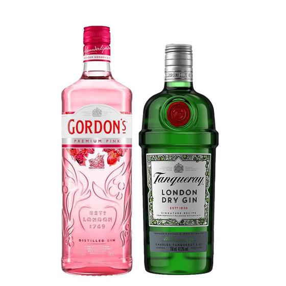 Imagem de Tanqueray London Gin 750ml + Gordons Pink Vodka 700ml