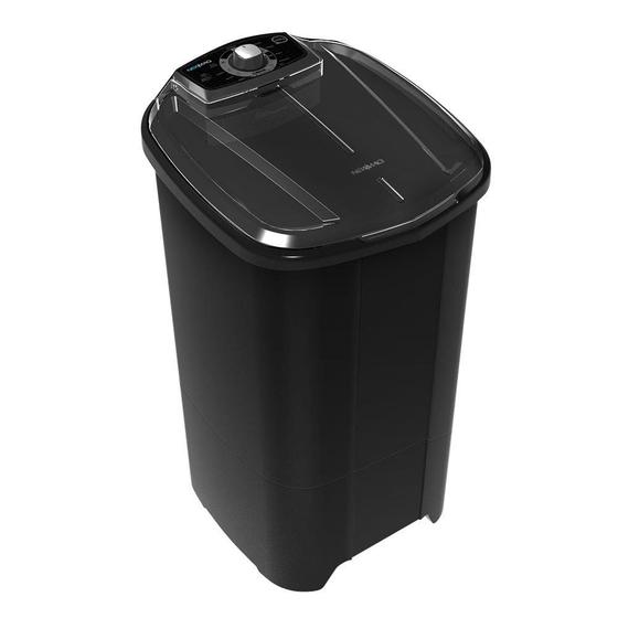 Tanquinho/Máquina de Lavar Roupas Semi-automática 10kg Newmaq, Preto Menor preço em Tanquinho/Máquina de Lavar Roupas Semi-automática 10kg Newmaq, Preto