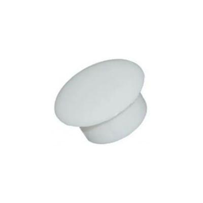 Imagem de Tapa Furo de Plástico Branca com 10mm - Pacote com 100 Unidades