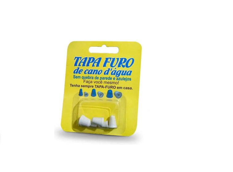 Imagem de Tapa furo para cano de agua c/ 5pcs - TAPAFURO