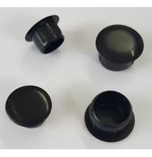 Imagem de Tapa Furo Para Móveis 8Mm 100 Unidades Preto