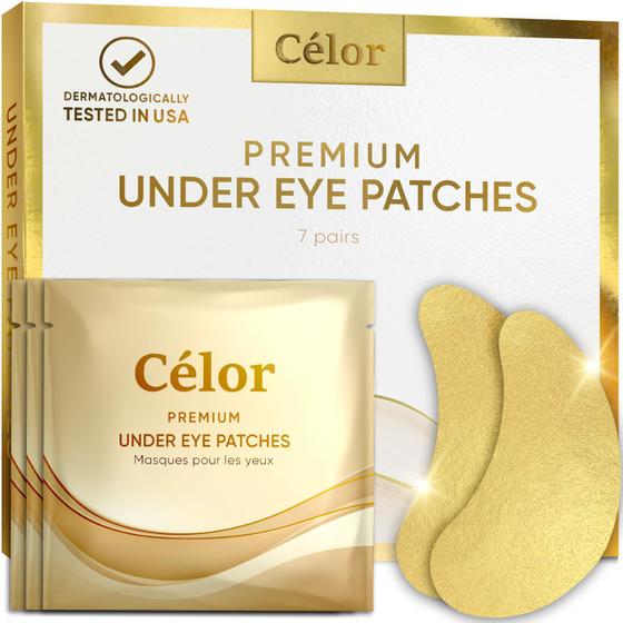 Tapa-Olhos Célor Premium Golden com Ácido Hialurônico Imagem de Tapa-Olhos Célor Premium Golden com Ácido Hialurônico