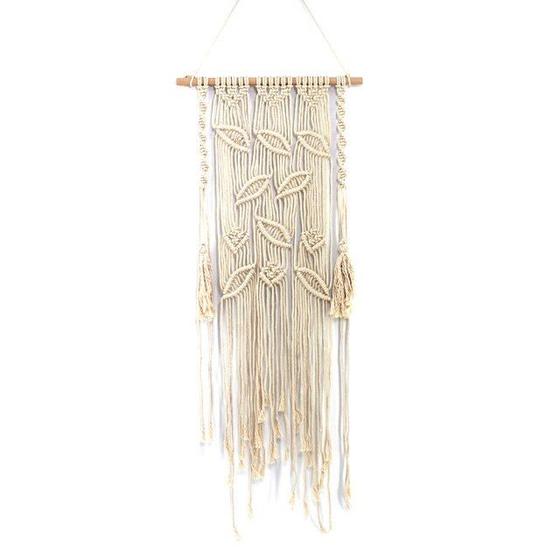 Imagem de Tapeçarias Pendant Macrame Wall Hanging Art Bedroom Decoração Tecida Prateleiras Boêmias Artesanato Lindo Tapeçaria Casa Tapeçaria Tapeçarias Decorativas