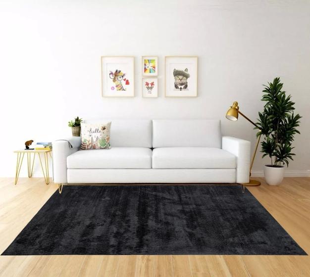 Imagem de Tapete 1,50 x 2,00 apolo antiderrapante varias cores moderno sala quarto otima qualidade