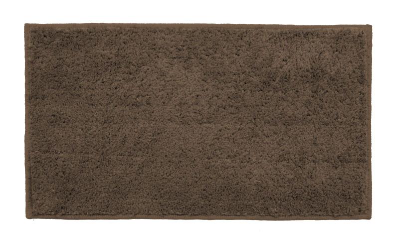 Imagem de Tapete 50 x 80 entrada de porta silky não risca piso quarto sala comércio escritório loja boutique-sl02-chocolate