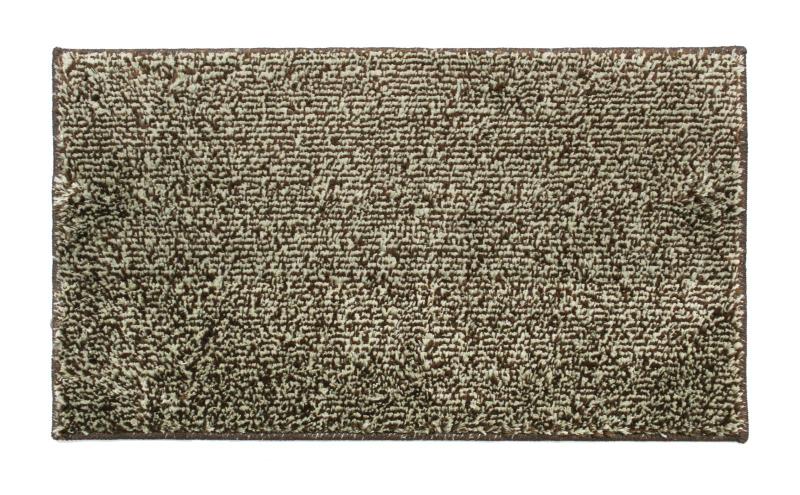 Imagem de Tapete 50 x 80 entrada de porta silky não risca piso quarto sala comércio escritório loja boutique-sl08-choco-champanhe