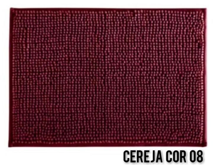 Imagem de Tapete Antiderrapante Microfibra de bolinha 40 cm x 60 cm