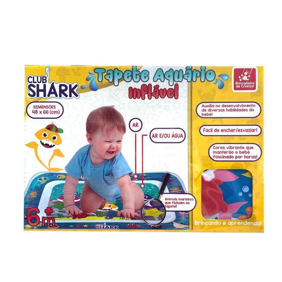 Imagem de Tapete Aquário Inflável Club Shark - Brincadeira de Criança - BRINCADEIRA DE CRIANCA