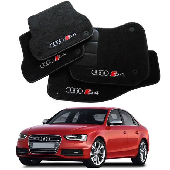 Imagem de Tapete Automotivo Audi S4 Em Carpet Linha Luxo