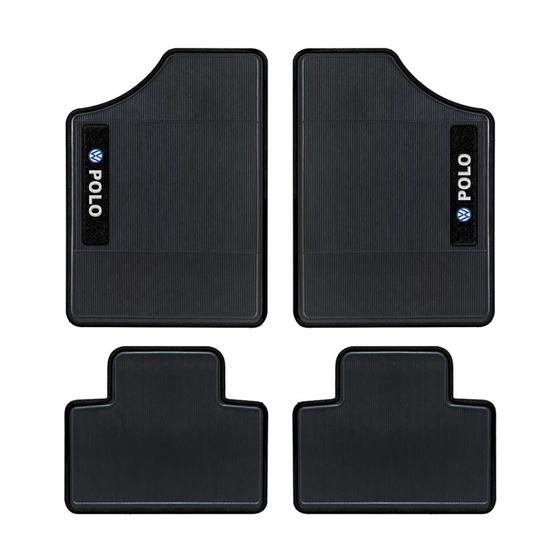 Tapete Automotivo Borracha Protetor Assoalho VW Polo Menor preço em Tapete Automotivo Borracha Protetor Assoalho VW Polo