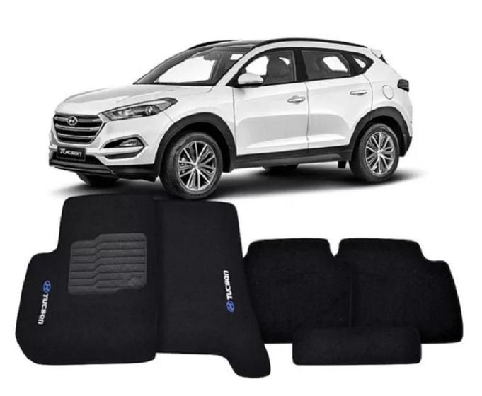 Imagem de Tapete Automotivo Carpete Base Em Pvc Hyundai Tucson 2017