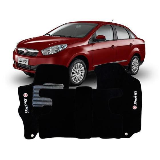 Imagem de Tapete Automotivo Carpete Com A Base Em Pvc Fiat Grand Siena