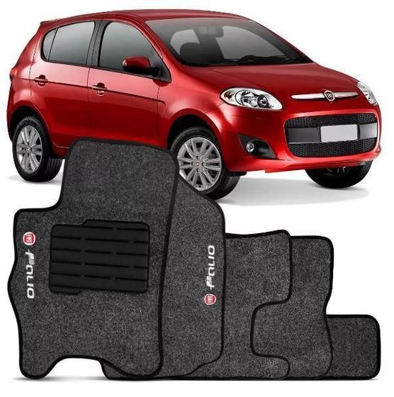 Imagem de Tapete Automotivo Carpete Com A Base Em Pvc Fiat Palio Way