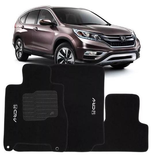 Imagem de Tapete Automotivo Carpete Forração Honda Crv 2012