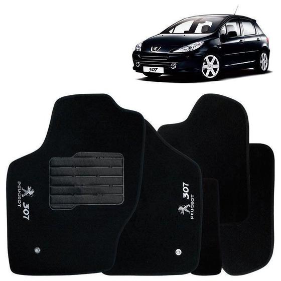 Imagem de Tapete Automotivo Carpete Linha Luxo Peugeot 307