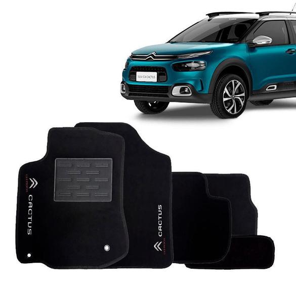 Imagem de Tapete Automotivo Citroen Cactus Carpete Base Pinada