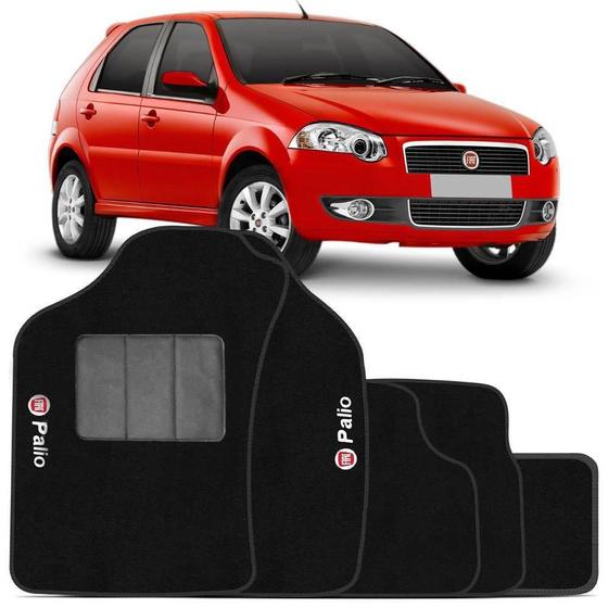 Imagem de Tapete Automotivo Fiat Palio Carpete Base Pinada